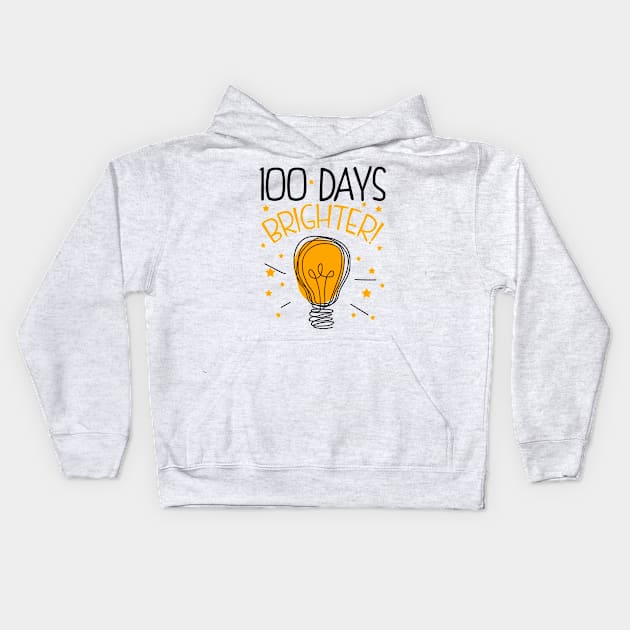 100 Days Of School Cute T-shirt Kids Hoodie by KsuAnn